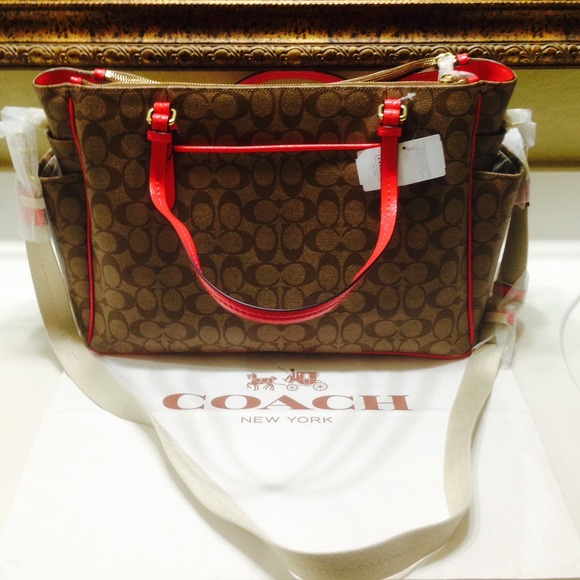 100% Authentic Coach Diaper Bag - Picture 2 of 4