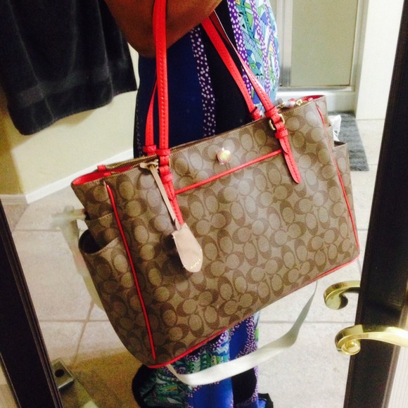 100% Authentic Coach Diaper Bag - Picture 4 of 4