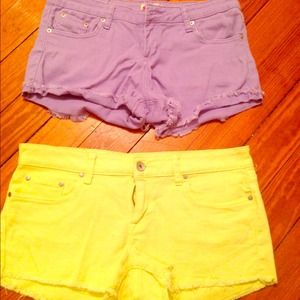 Bundle of two colorful shorts