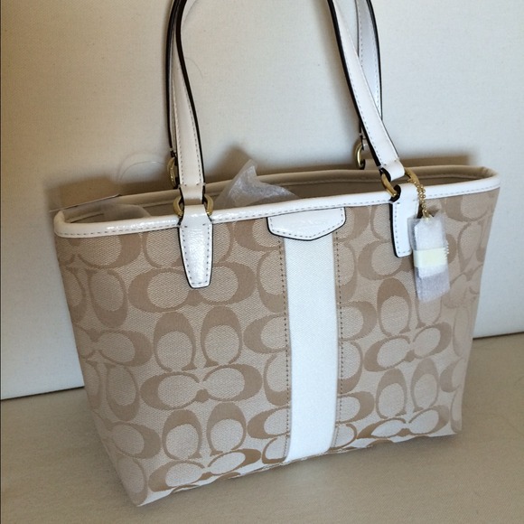 Coach Handbags - Coach beige handbag. NWT