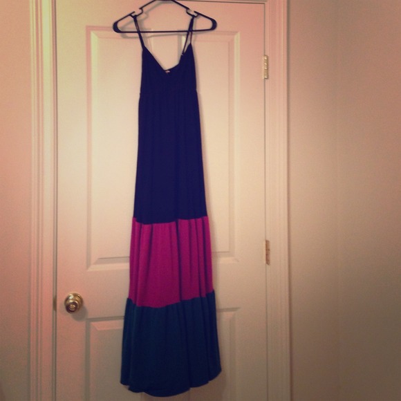 Black maxi dress
