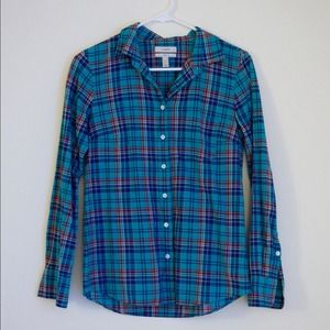 J. Crew boy plaid shirt