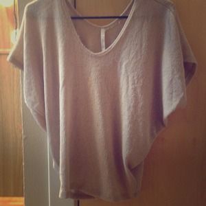 Slouchy cream shirt