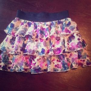 high waisted skirt