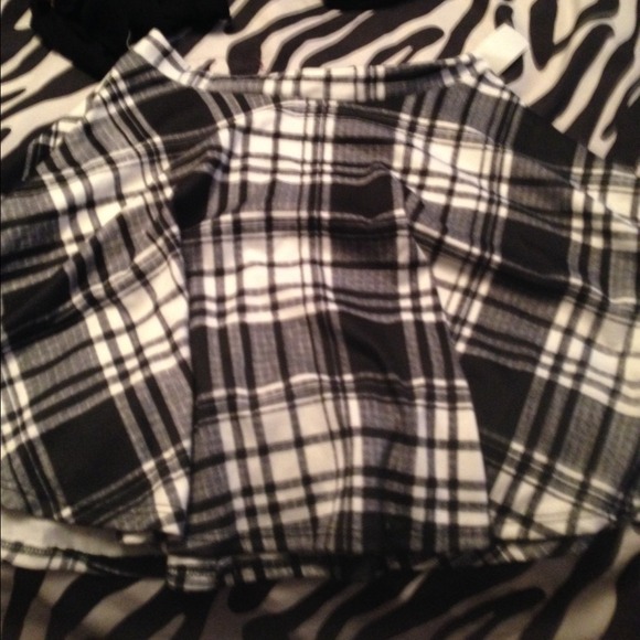 Black and white skirt