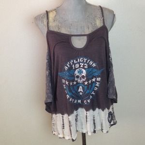 Affliction Black Premium summer tank