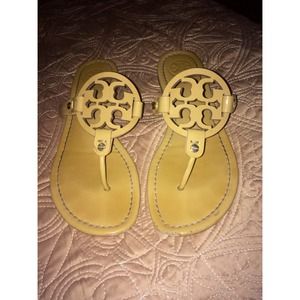 Nude Patent Tory Burch Miller Sandals