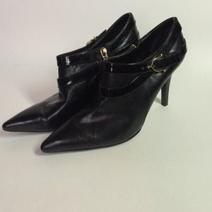 Lauren Ralph Lauren black booties