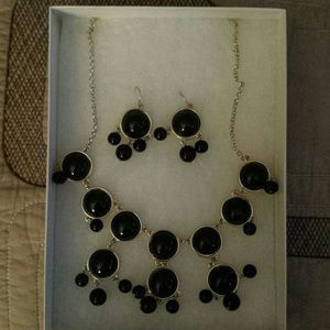 Earnings and necklace