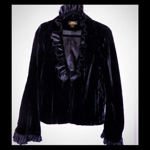 Black Velvet Holiday/Evening Jacket