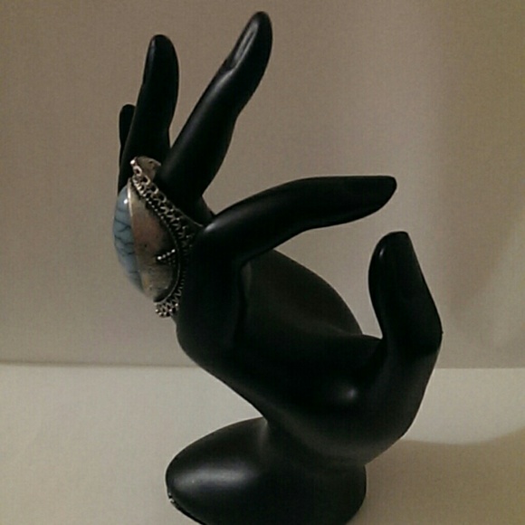 Turquoise Metal Ring - Picture 6 of 6