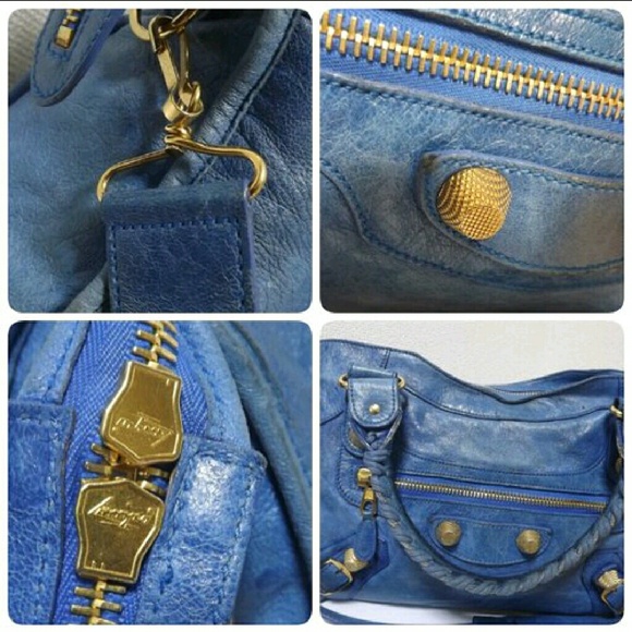 100% Authentic Balenciaga City Blue Ocean GHW - Picture 3 of 4