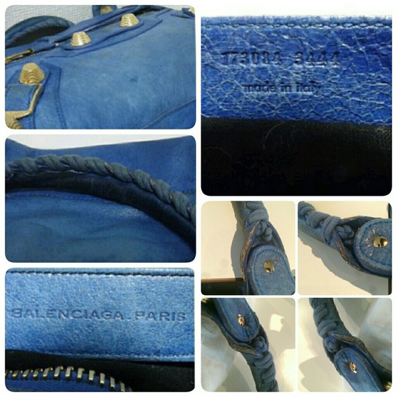 100% Authentic Balenciaga City Blue Ocean GHW - Picture 4 of 4