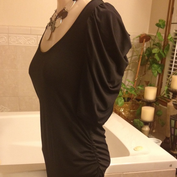 💖💞Black Sexy Jersey Top💞💕 - Picture 4 of 4