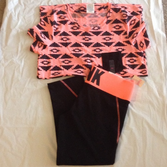 Pink by Victoria's Secret yoga set
