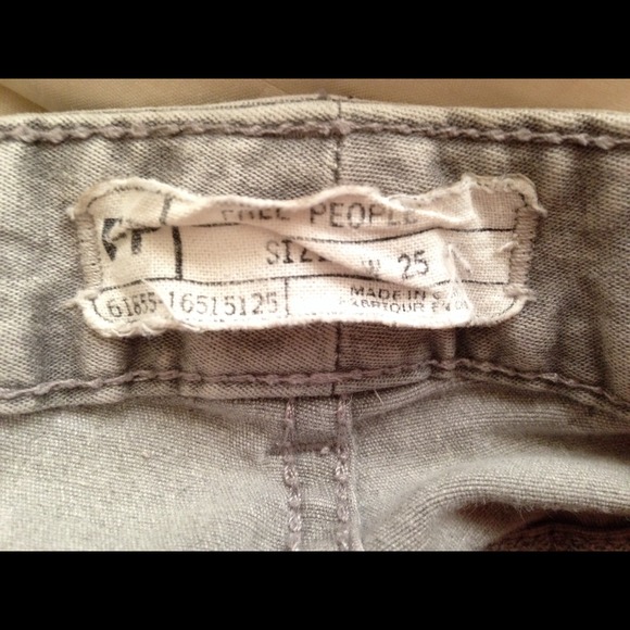Free people Gray Skinny Jeans