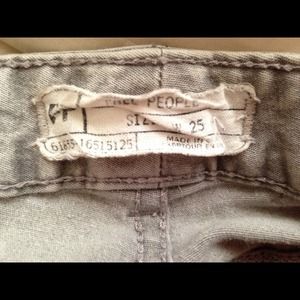 Free people Gray Skinny Jeans