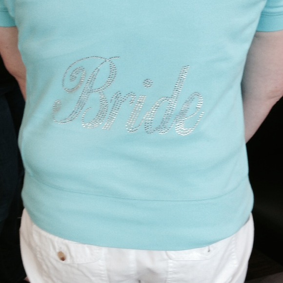 Bundled - Light blue "bride" hoodie - Picture 3 of 4