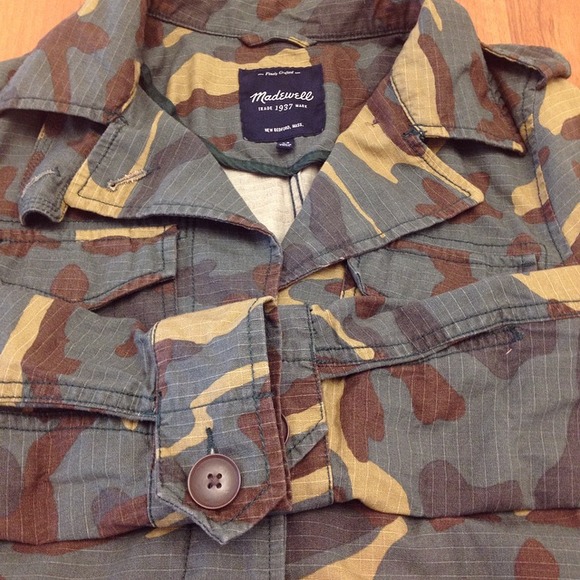 Madewell Outbound jacket in camouflage
