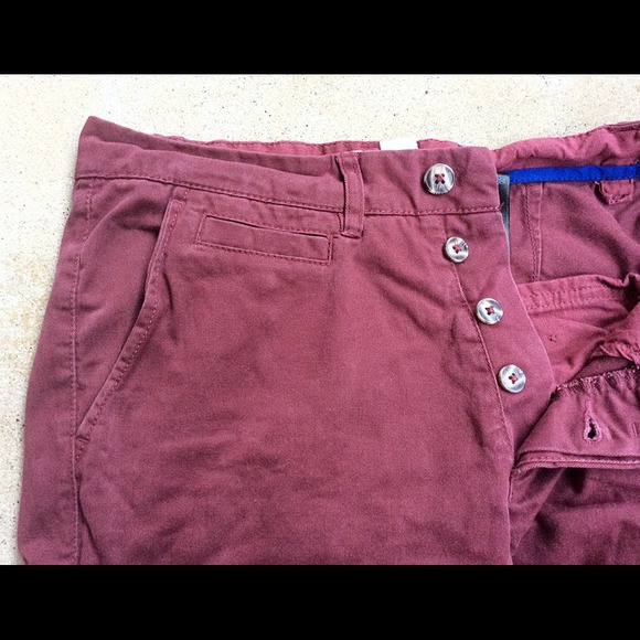 H&M Men's Burgundy Slim Pants