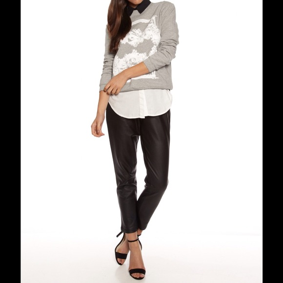 Cameo Faux Leather Pants - Picture 2 of 2