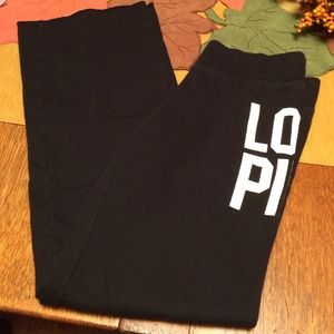 🔴🔴SOLD Victorias Secret Pink black sweats.