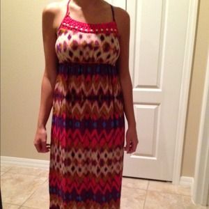Colorful maxi dress