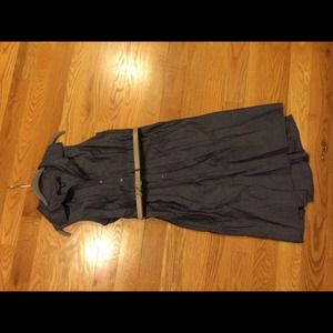 Low-high sleeveless dress