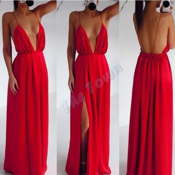 Dresses & Skirts - SALE || Elegant Rose Red Dress