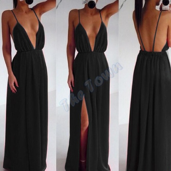 Dresses & Skirts - SALE || Elegant Black Goddess Dress