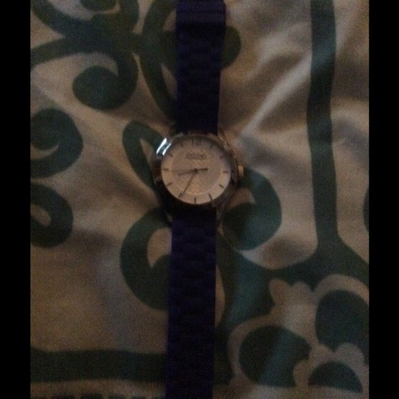 Authentic Coach Blue Jelly watch