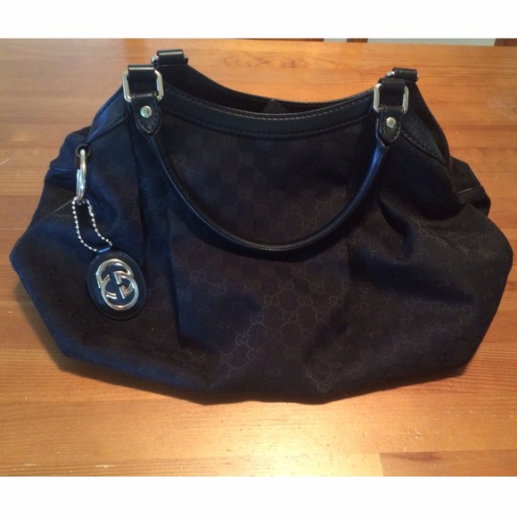 🚫SOLD🚫GUCCI Monogram Large Sukey Tote Black⭐️