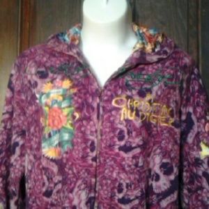 Ed Hardy zip up hoody jacket