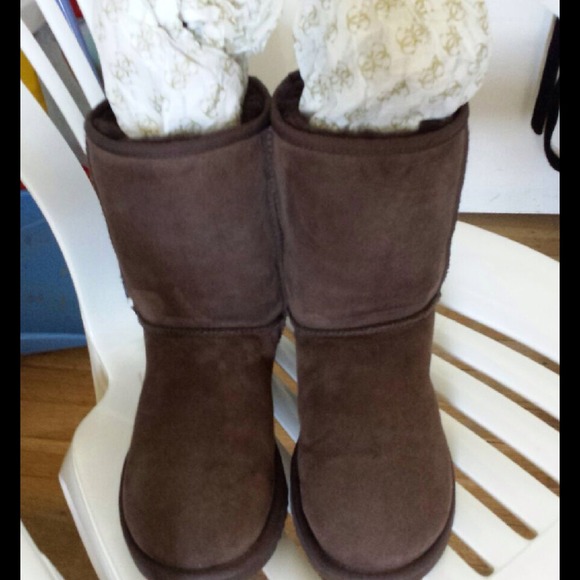 Chocolate colored UGG boots