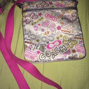Coach side purse