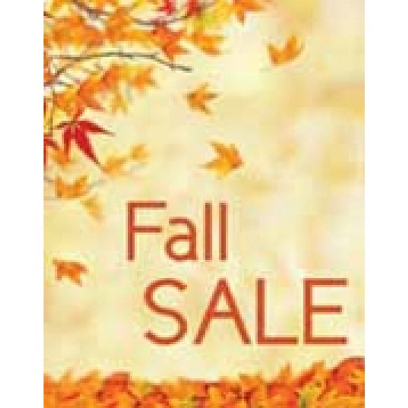 Everything on sale! 🍁🍃🍂