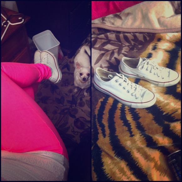 White Converse