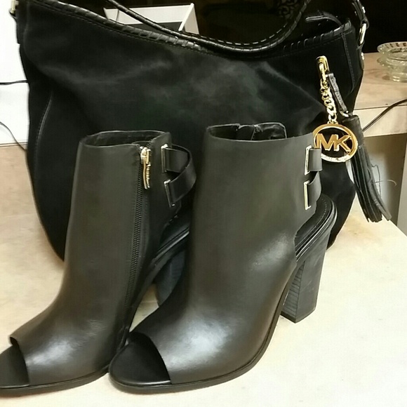 BCBG Generation Peep Toe Booties