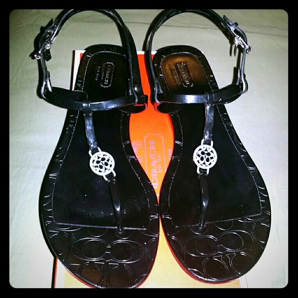 Coach Pansy Jelly Sandals