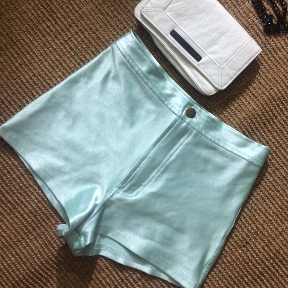 AA Disco Shorts in Menthe