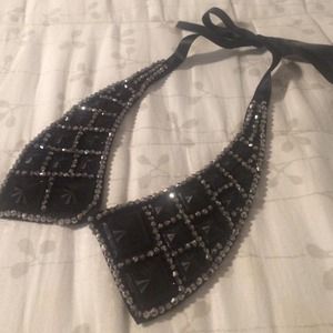 High End Black Jewelry Fashion Collar Japan Made