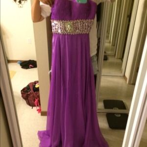 Full length ball gown