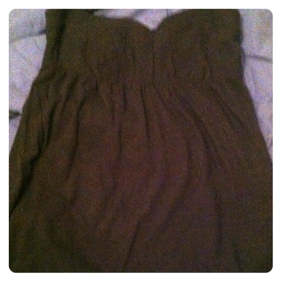 Strapless American Eagle shirt.