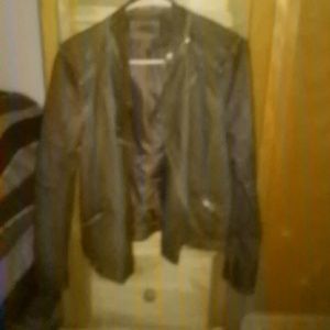 Faux leather jacket