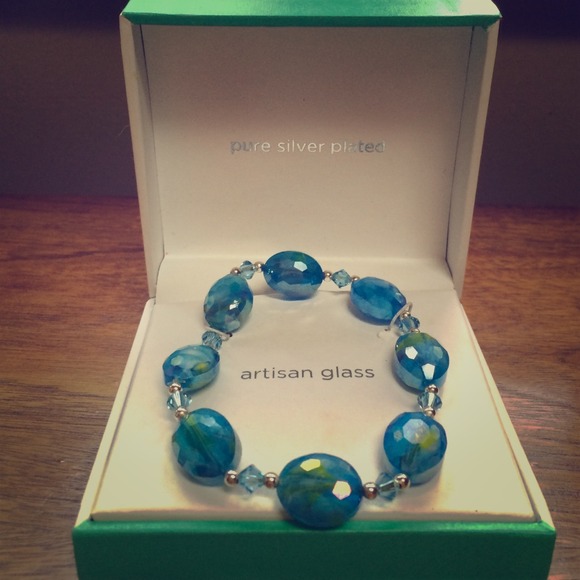 Artisan Glass - Beautiful Blue - Bracelet - Picture 1 of 1
