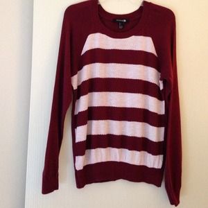 Forever 21 striped sweater size large