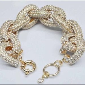Pave link Bracelet