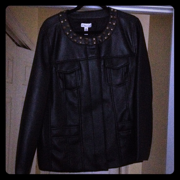 Stylish gold studded jacket