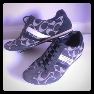 Blue Coach Tennis Shoes