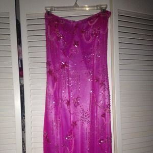 Pink formal/prom style dress